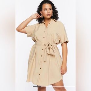 Mini Shirt-Dress Plus size